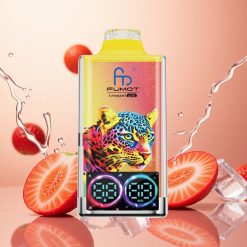 Fumot Leopard 40K Puffs Fresa Helada Dual Malla y Tipo-C