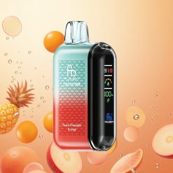 Fumot Tornado 20000 Puffs 20ml Duración Piña Naranja Melocotón Dual Mesh Coil