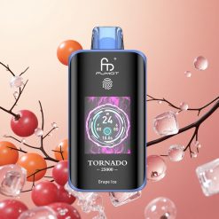 Fumot Tornado 25000 Puffs Uva Hielo Pantalla HD Batería Recargable 700mAh