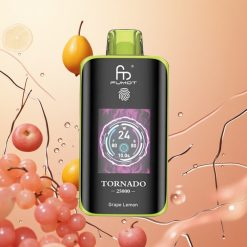 Fumot Tornado 25000 Puffs Uva Limón Pantalla HD Batería Recargable 700mAh