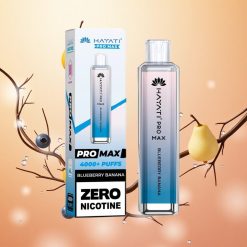 Hayati Pro Max 4000 Puffs Arándano Plátano Batería Recargable LED