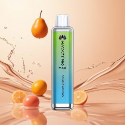 Hayati Pro Max 4000 Puffs Batería Recargable Doble Menta