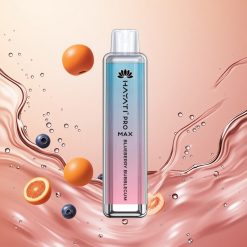 Hayati Pro Max 4000 Puffs Chicle de Arándano Azul Batería 1400mAh Dual 1.1 Ohm