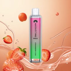 Hayati Pro Max 4000 Puffs Resistencia Dual 1.1 Ohm Fresa Kiwi