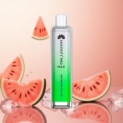 Hayati Pro Max 4000 Puffs Sabor Sandía Helada Batería 1400mAh Recargable