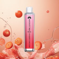 Hayati Pro Max 4000 Puffs Vape Desechable Fresa Hubba Bubba Batería Recargable