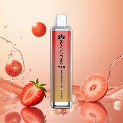 Hayati Pro Max 4000 Puffs Vape Desechable Fresa Jalea 1400mAh Recargable