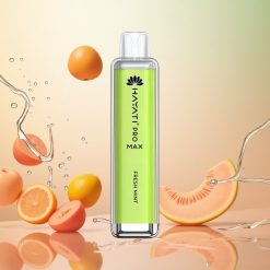 Hayati Pro Max 4000 Puffs Vape Desechable Menta Fresca con Batería Recargable y LED