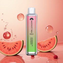 Hayati Pro Max 4000 Puffs Vape Desechable Sandía Frambuesa Recargable Cristal