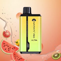 Hayati Pro Ultra 15000 Puffs Sandía Kiwi Maracuyá 850mAh 24ml