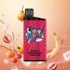 IGET Bar 3500 Puffs Banana Granada Cereza Hielo con Batería 1400 mAh y Bobina 1.2 Ohm