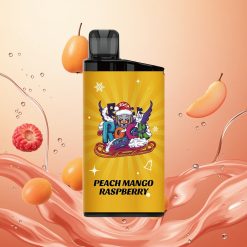 IGET Bar 3500 Puffs Durazno Mango Frambuesa con Bobina Mesh 1.2 Ohm y Batería 1400 mAh