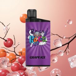 IGET Bar 3500 Puffs Uva Hielo con Batería de 1400 mAh y Bobina de Malla de 1.2 Ohm