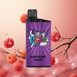 IGET Bar 3500 Puffs Vape Desechable Frambuesa Uva 1400 mAh 1.2 Ohm