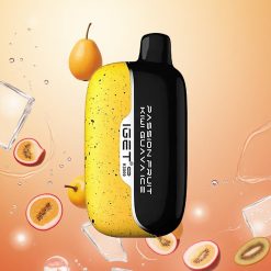 IGET Moon K5000 Puffs Vape Desechable Maracuyá Kiwi Guayaba Hielo 81.5g 5000 Caladas