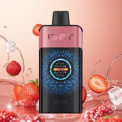 IGET ONE 12000 Puffs Fresa Granada Helada con Pantalla Curva Grande y 2700 mAh