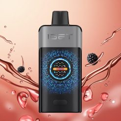 IGET ONE 12000 Puffs Vape Desechable Zarzamora Cereza Granada con Pantalla Curva y Batería 2700 mAh