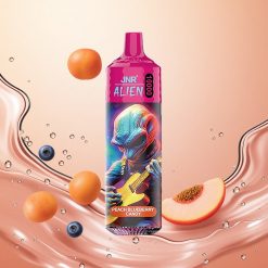 JNR Alien 10000 Puffs Melocotón Arándano Dulce con Batería 850mAh y LED RGB