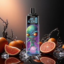 JNR Alien 10000 Puffs Negro Hielo con 850mAh y 20ml