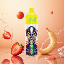 JNR Alien Max 18000 Puffs Fresa Plátano Pantalla LED y Doble Malla