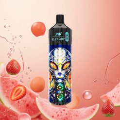 JNR Alien Max 18000 Puffs Fresa Sandía Chicle Pantalla LED y Doble Malla