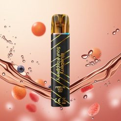 JNR Black&Golden 800 Puffs Arándano Azul Frambuesa Ácida 550mAh 2ml