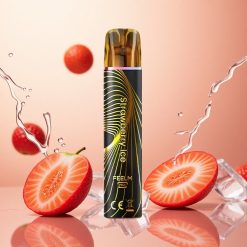 JNR Black&Golden 800 Puffs Fresa Helada Vape Desechable 2ml 2% Nicotina