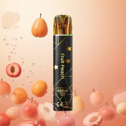 JNR Black&Golden 800 Puffs Melocotón Desechable 550mAh