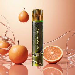 JNR Black&Golden 800 Puffs Monstruo de Pasión Vape Desechable 550mAh