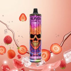 JNR Calavera 11000 Puffs Fresa Frambuesa Cereza Hielo con Puerto Tipo-C y Batería 850 mAh