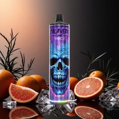 JNR Calavera 11000 Puffs Negro Hielo con Puerto Tipo-C y Batería de 850 mAh