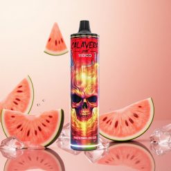 JNR Calavera 11000 Puffs Sandía Helada Puerto Tipo-C y Batería 850mAh