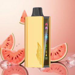 JNR Cruiser 12000 Puffs Sin Cargar Sandía Helada Pantalla Animación