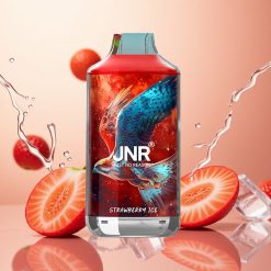 JNR Falcon 16000 Puffs 22ml Fresa Hielo Pantalla LED Inteligente