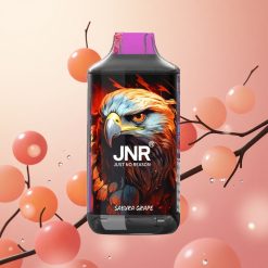 JNR Falcon 16000 Puffs 22ml Uva Sakura Dual Mesh Coil