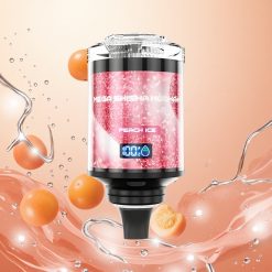 JNR Mega Shisha 100K Melocotón Helado Compatibilidad con Escritorio 2200mAh 60ml
