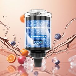 JNR Mega Shisha Hookah 100K Arándano Helado Compatibilidad con Escritorio Pantalla Inteligente