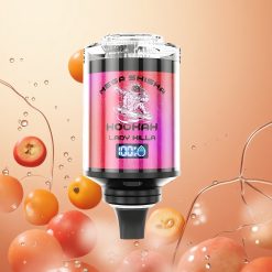 JNR Mega Shisha Hookah 100K Compatibilidad de Escritorio 2200mAh Pantalla Inteligente Lady Killa