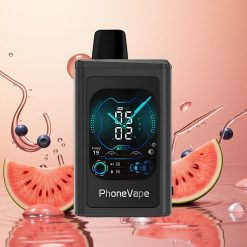 JNR PhoneVape 30000 Puffs Arándano Sandía Batería Recargable Pantalla Completa