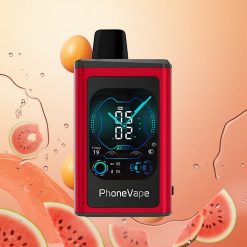 JNR PhoneVape 30000 Puffs Duradero Recargable Melocotón Mango Sandía