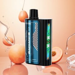 JNR Radiance 31000 Puffs Durazno Verano Helado Pantalla Inteligente