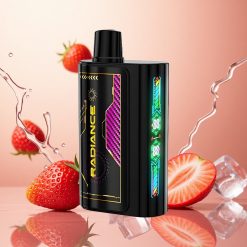 JNR Radiance 31000 Puffs Fresa Hielo Pantalla Inteligente Batería Recargable