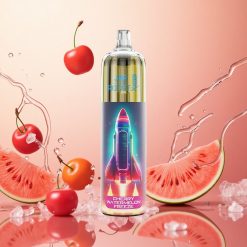 JNR Rocket-X 12400 Puffs Cereza Sandía Helada Batería 850mAh Tipo-C