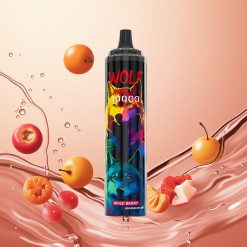 JNR Wolf Niplo 10000 Puffs Bayas Mixtas Capacidad 20ml Recarga Rápida Tipo-C
