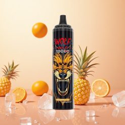JNR Wolf Niplo 10000 Puffs Piña Helada con Bobina Mesh 1.0 Ohm y Capacidad de Batería 650mAh