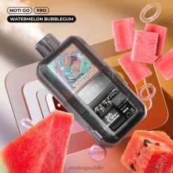 MOTI Go Pro vaporizador desechable (5%, 12000 inhalaciones) chicle de sandía FJ46023 Moti Vape Precio