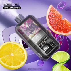 MOTI Go Pro vaporizador desechable (5%, 12000 inhalaciones) limonada rosa FJ46018 Vaper Moti Precio