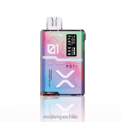 MOTI Play Bar 7500 vaporizadores desechables (5%, 7500 inhalaciones) explosión del arco iris tropical FJ46054 Moti Vape Desechable Chile