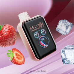 MOTI Triplus Vape desechable de 20k (5%, 20000 inhalaciones) hielo de fresa FJ4609 Moti Piin Precio Chile